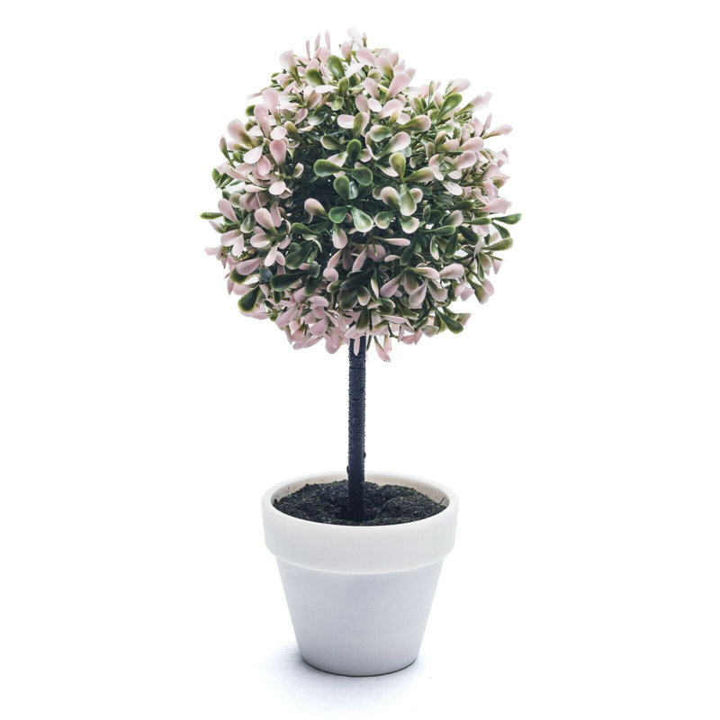 Faux Tree in Ceramic Pot, 45cm H x 18cm W x 18cm D