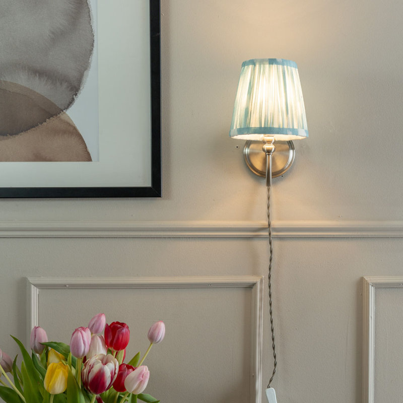 Foshee Plug-in Swing Arm Sconce, Yes