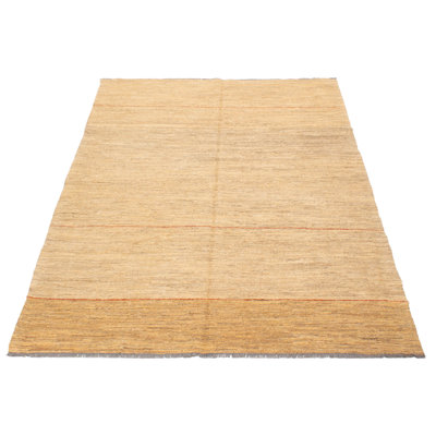 Natural Tan Tapestry Kilim 5'7" x 7'7"