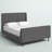 Antoinette Upholstered Wingback Bed-55796778