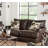 Johnicia 68'' Top Grain Italian Leather Match Loveseat with 2 Accent Pillows