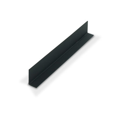 Outwater Plastics 1920-Bk Black 1 Inch X 1/2 Inch X 3/64 (.04) Inch Thick Styrene Angle Plastic Angle Moulding 48 Inch (Pack Of 3)