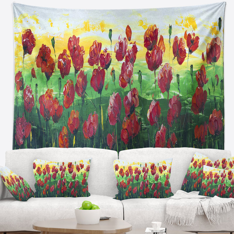 Polyester Tapestry, 50" H x 60" W