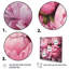 Pivoine rose verte captivante II - art floral sur toile-1854702541-1854702548