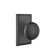 Emtek Passage Knobset w/ Rectangular Rosette and Providence Knob