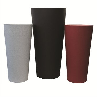 Queens Boulevard Pot Planter, Espresso, 14.5"H x 16"W x 16"D
