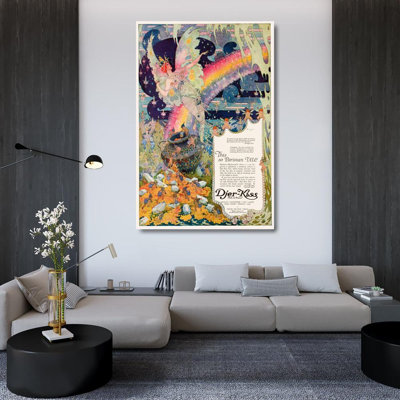 «Djer-Kiss, This so Parisian Talc» par Frederick Richardson - Art mural sur toile tendue avec châssis