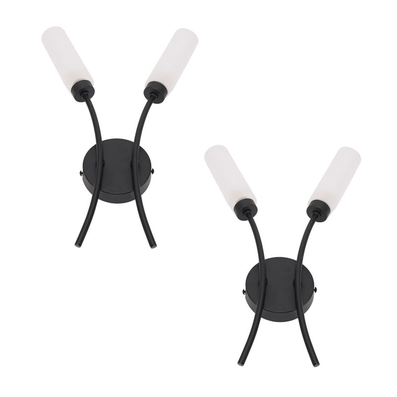 Aaniyah Armed Sconce, Matt Black, Yes