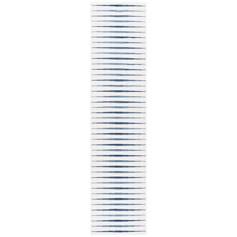 Tapis rayé Eile Performance, Tapis de couloir 2 pi 3 po x 8 pi