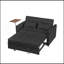 Canapé-lit moderne en velours avec dossier réglable et fabrication durable, parfait pour une assise et un sommeil confortables-409458304-409458316