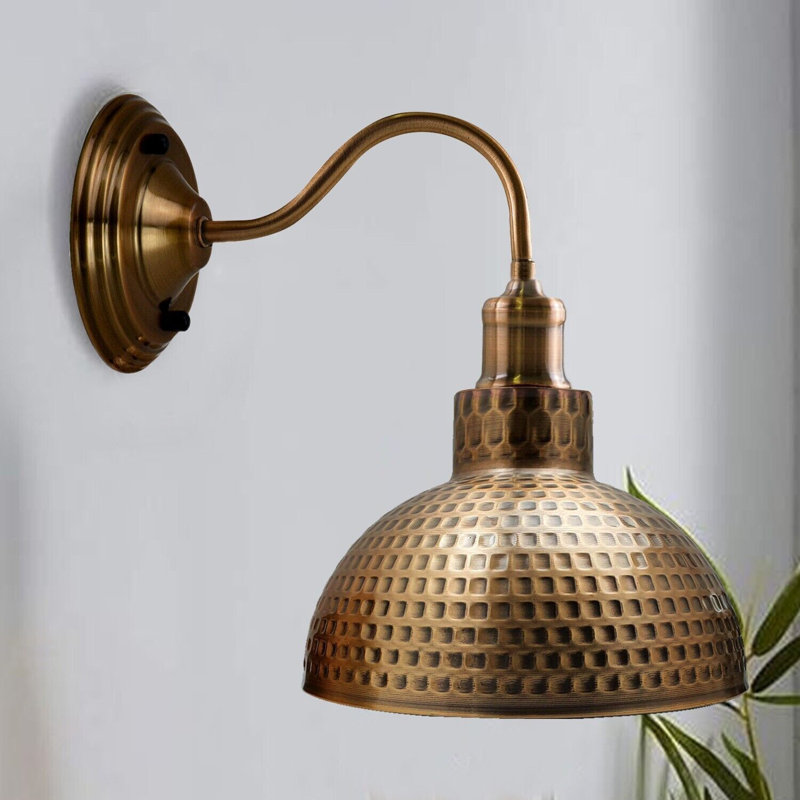 Kallie Armed Sconce, Yes, Brushed Copper