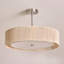 Lustre tambour en corde naturelle à 3 lumières Kamila-793147781