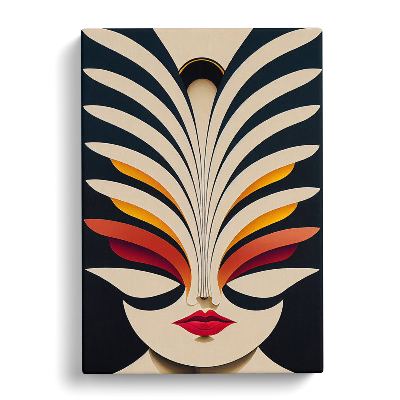 An Abstract Woman - Wrapped Canvas, 60cm H x 40cm W x 3cm D