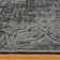Aubepine Thandi Charcoal Gray Embossed Transitional Geometric Indoor Area Rug, Soft Polyester – Living Room & Bedroom