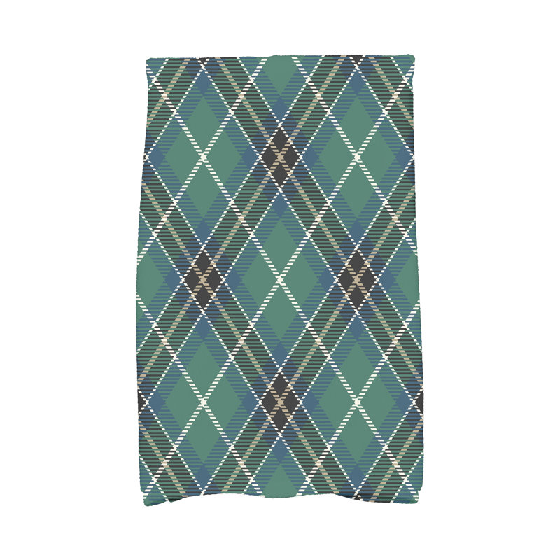Débarbouillette Kordell Mad for Plaid Holiday, Bleu marine