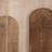 Wide Wood Framed Wall Décor with Raised Metal Paddles