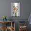 Art mural en métal Latitude Run® «Giraffe With Flowers» par Svetlana Aleynikova-687889239