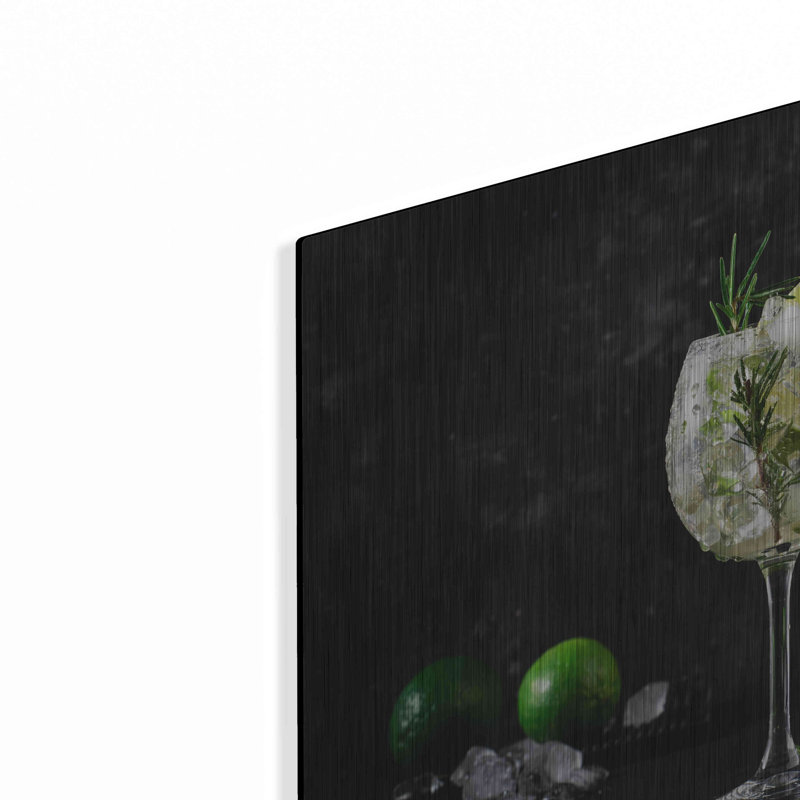 Ivy Bronx «Gin and Tonic» par Epic Portfolio, art mural en métal, H 12 po x l 16 po