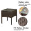 Notchietown Rattan Wicker Seating Group with Cushions