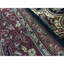 Tapis noir et rouge de haute qualité noué à la main