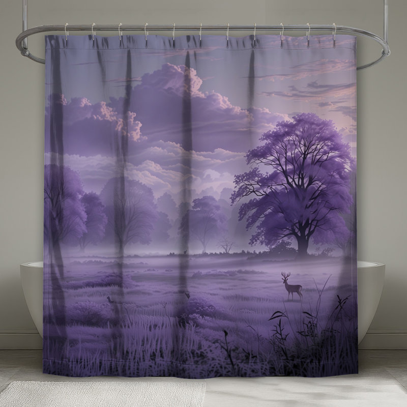Rideaux de douche Misty, L 70 po x H 72 po