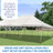 20' x 40' Weekender Pole Party Tent, White-94075387-94075388