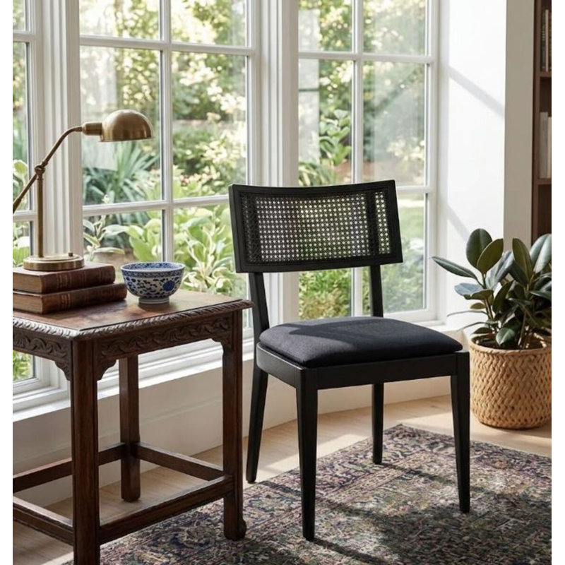 Chaise de salle à manger pendule en bois