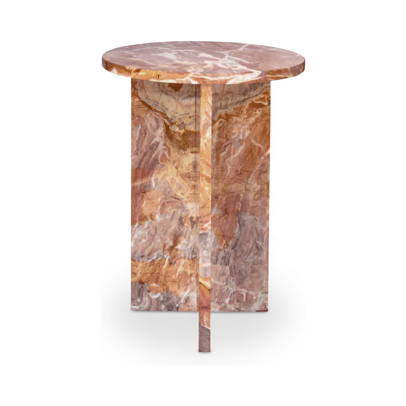 Table d'appoint Grace Marbre orange Levante, Orange