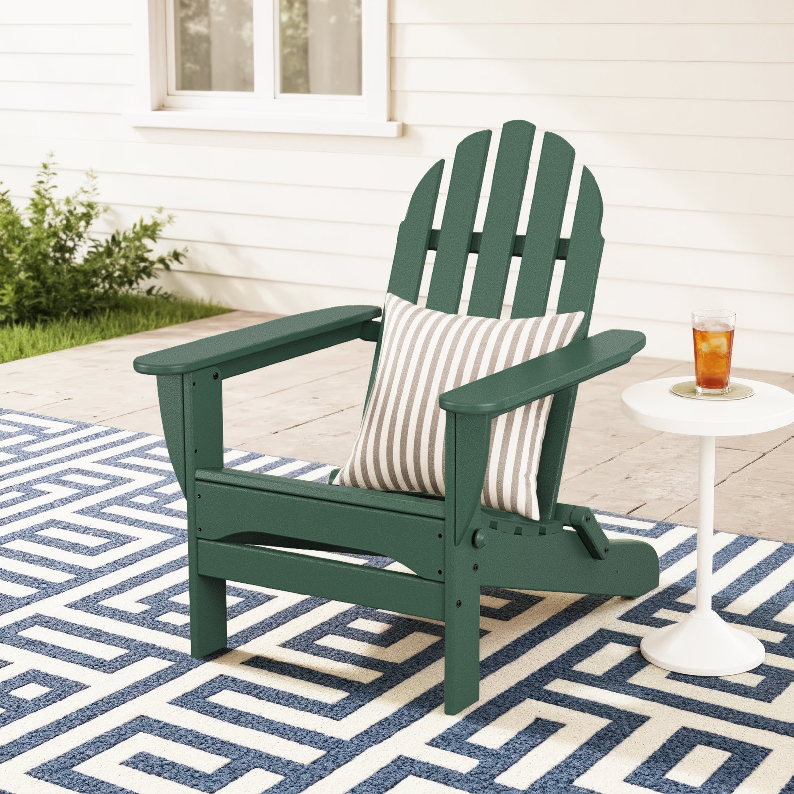 POLYWOOD® Classic Adirondack Chair, Hunter Green