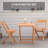 Square 2 - Person 23.5'' Long Bistro Set