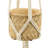 Set of 2, 5x5x4.5" Hanging Planter With Cotton Hanger, Bohemian Style