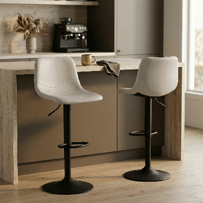 Tabouret de bar pivotant Maximilian