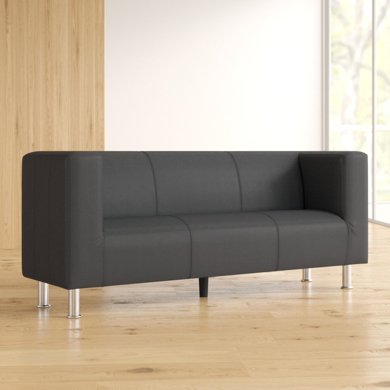 Wodera 3 Seater Faux Leather Sofa