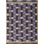 Striped Area Rug in Violet