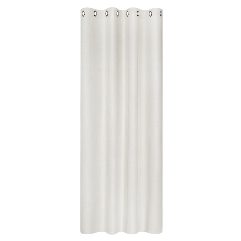 Reyla Blackout Curtain, Highgloss Sand Grey