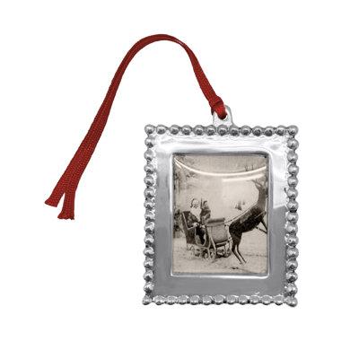 Beaded Photo Ornament
