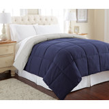 Modern Threads Sanctuary by PCT Down Alternative Microfiber Quilted Reversible Comforter & Duvet Insert - Soft, Comfortable Alternative to Goose Down - Bedding for All Seasons