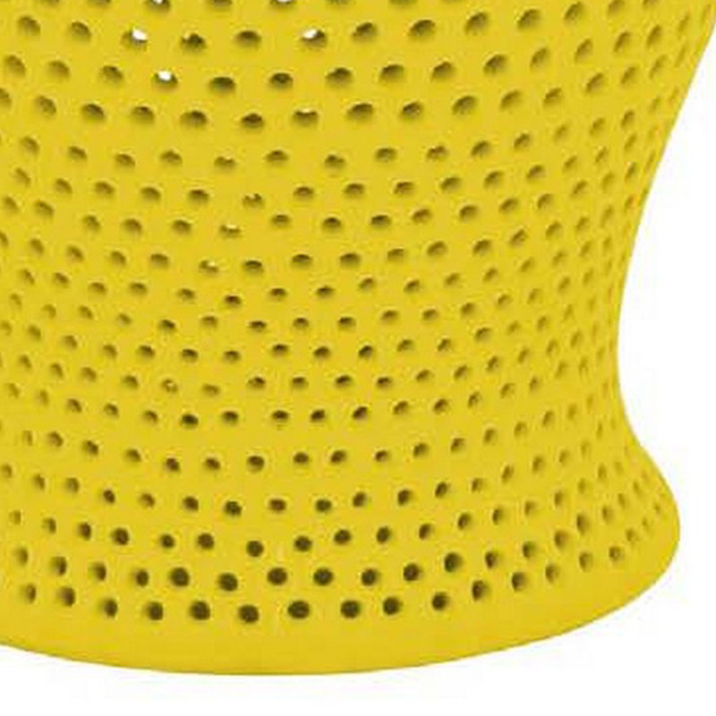 Pot en céramique Charito, Jaune, H 24,5 po x l 12,25 po x P 12,25 po