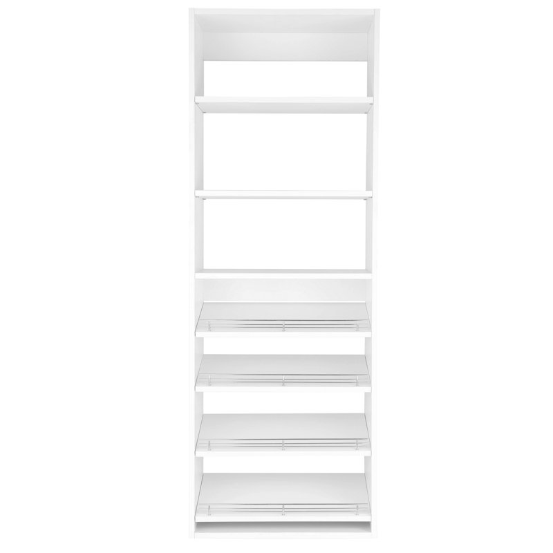 Closet System, 71.25" H x 25.5" W x 14" D