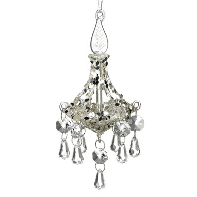 15cm Glass Hanging Figurine Ornament