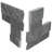 Stonecrest 4.5 in. x 9 in. Split Face Natural Stone Ledger Corner Wall Tile-44712819