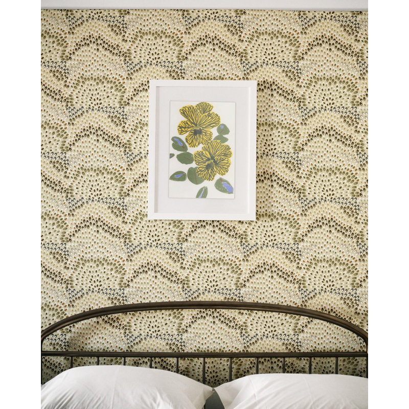 Jandaya Wallpaper, Sencha, Peel & Stick, Self-adhesive