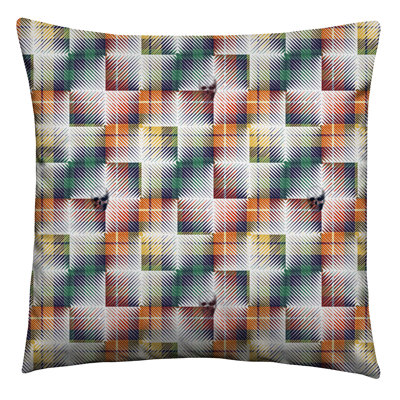 Amalia Geometric Square Cushion
