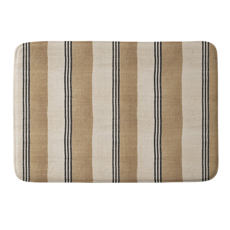 Tapis de bain en mousse à mémoire de forme Holli Zollinger, Simple - L 21 po x l 34 po
