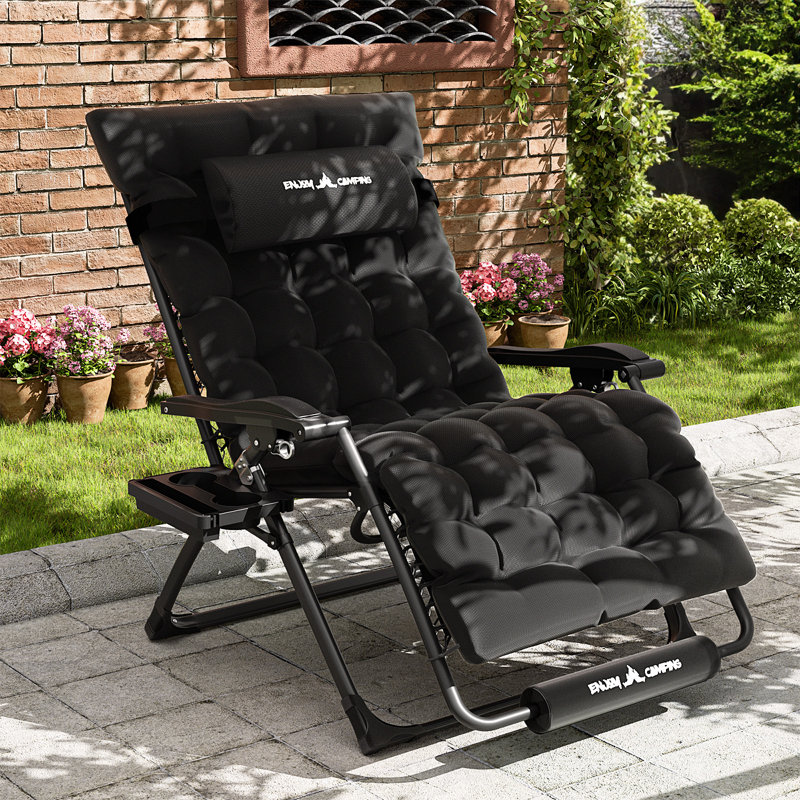 Très grand fauteuil inclinable Kubecki, Noir, noir, noir, noir