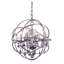 Lustre en forme de globe à 4 lumières avec détails en cristal Svante-22858975-22858979