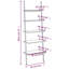 Casselton 185.5 cm H x 64 cm W Steel Ladder Bookcase-2111983591