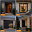 Applique murale d'extérieur 24 po à 3 lumières CCT à intensité variable intégrée, applique murale d'extérieur noir mat IP65 pour porte d'entrée, garage, patio-349207125