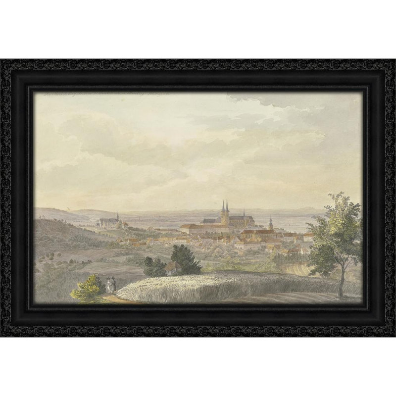 Vue de la ville de Sberg, H 17 po x l 24 po