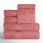 Glenlee 700GSM Long Staple Combed Cotton 6-Piece Towel Set